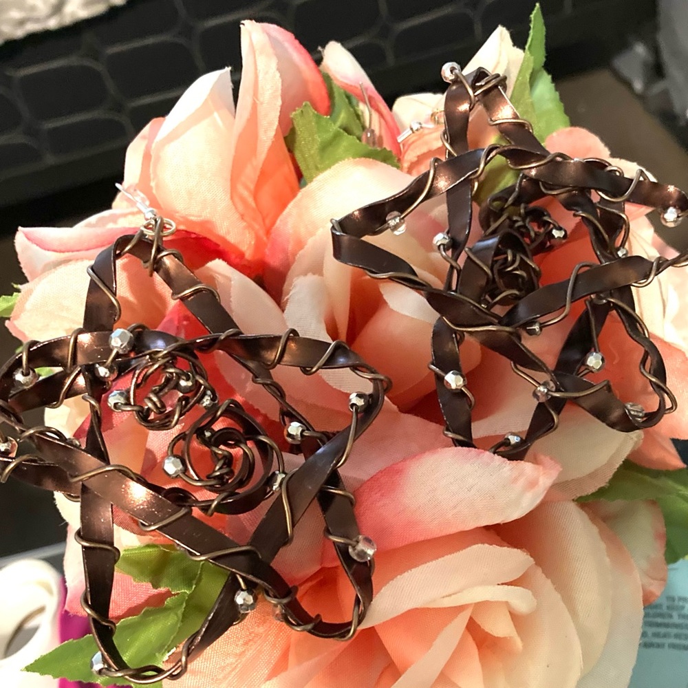 Bronze Starrs earrings